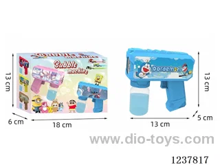Automatic bubble gun with light not included battery