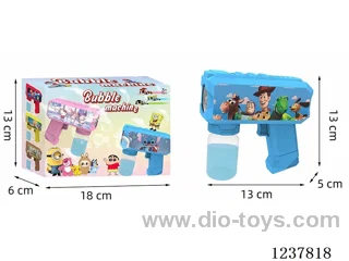 Automatic bubble gun with light not included battery