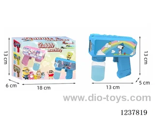Automatic bubble gun with light not included battery