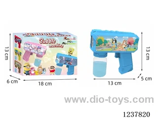 Automatic bubble gun with light not included battery