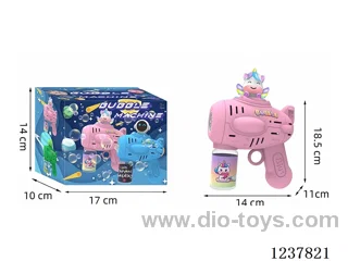Automatic bubble gun with light not included battery