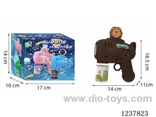 Automatic bubble gun with light not included battery
