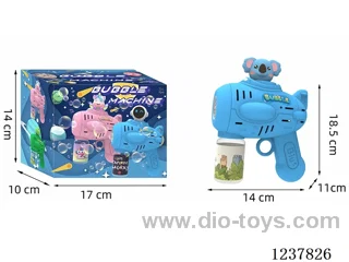 Automatic bubble gun with light not included battery