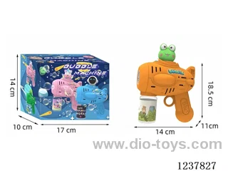 Automatic bubble gun with light not included battery