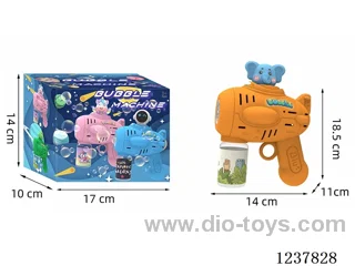 Automatic bubble gun with light not included battery