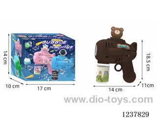 Automatic bubble gun with light not included battery