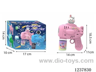 Automatic bubble gun with light not included battery