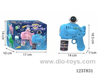 Automatic bubble gun with light not included battery