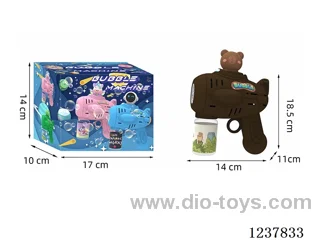 Automatic bubble gun with light not included battery