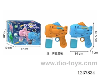 Automatic bubble gun with light not included battery