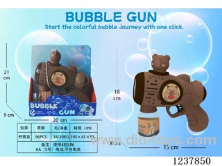 Automatic bubble gun with light/projection not included battery