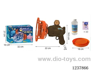 bubble gun not included  battery (Bubble in Bubble)
