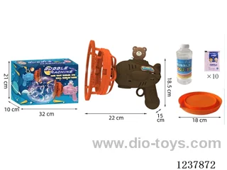 bubble gun not included  battery (Bubble in Bubble)