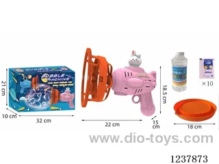 bubble gun not included  battery (Bubble in Bubble)