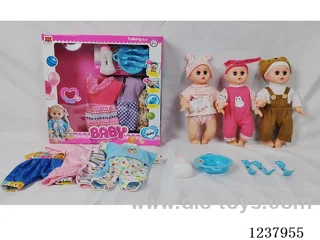14-inch doll with drinking and urination functions / English IC / Accessories + 3 random outfits