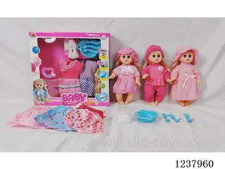 14-inch doll with drinking and urination functions / English IC / Accessories + 3 random outfits