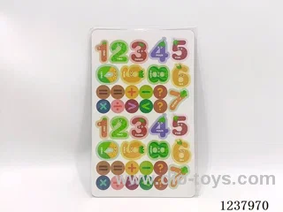 Fruit Number Fridge Magnets
