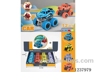 12PCS 4WD inertia car