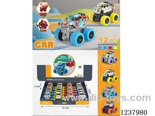 12PCS 4WD inertia car