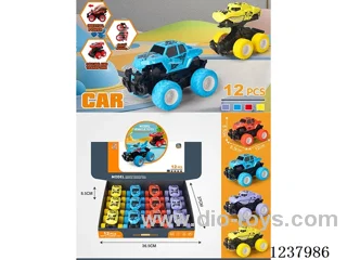 12PCS Inertial collision vehicle