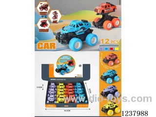 12PCS Inertial collision vehicle