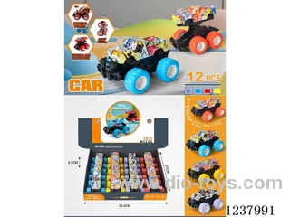 12PCS Inertial collision vehicle
