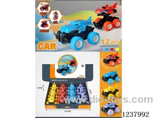 12PCS Inertial collision vehicle