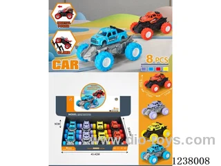8PCS big inertia car
