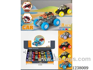 8PCS big inertia car