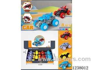 8PCS big inertia car