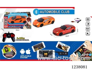 2.4G 4ch RC car with lights (2 models mixed) not included battery