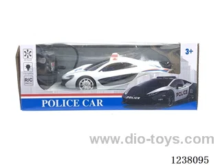 1:18 RC Police Car with light not included battery