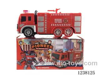 B/O Universal Transformer Fire Truck 2 Mixed W L/M