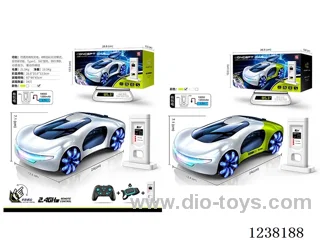 2.4G RC Car with light/Dual Spray Included Battery (with Charging Pile+Support TYPE-C Direct Charging) Dual RC