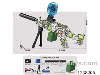 B/O water bomb gun - M249 Manual/Automatic Dual Mode 7.4V lithium battery included