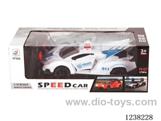 5ch 1:18 RC one touch open 3 door Lamborghini police car