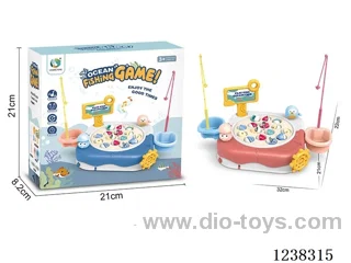 B/O fishing toys with music not included battery
