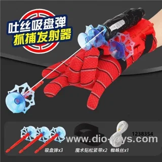 Super Man Bow and Arrow Launcher Web Shooter game in opp bag