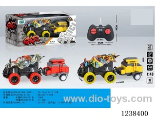 1：43 4ch rc car with light not included battery