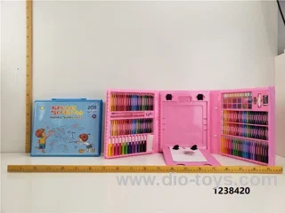 208pcs Stationery Sets in Plastic box