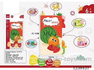 Baby educational cloth book -6 pages