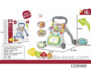 Baby stroller with drawing board/water tank