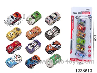 5.2CM pull back car set mixed 6PCS