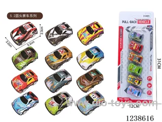 5.2CM pull back car set 6PCS