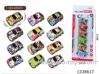 5.2CM pull back car set 6PCS
