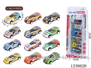 6.8CM pull back car set 6PCS
