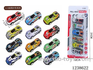 6.8CM pull back car set 6PCS
