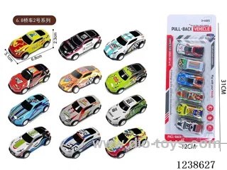 6.8CM pull back car set 6PCS