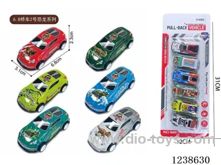 6.8CM pull back car set 6PCS