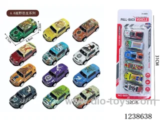 6.8CM pull back car set 6PCS